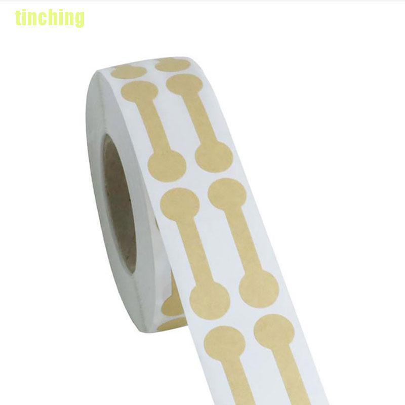 Bộ 500 Miếng Dán Tròn Màu Nâu Dễ Thương