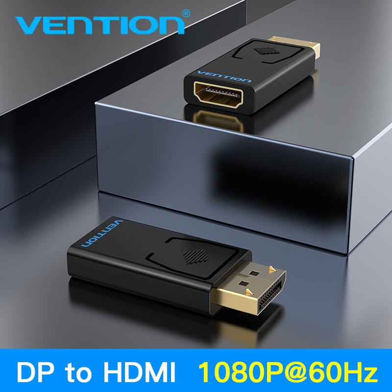 VENTION Đầu Chuyển Đổi Cổng DP Sang HDMI 1080P Cho Máy Tính / Máy Chiếu