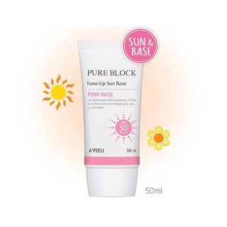 Kem chống nắng a’pieu pure block spf50 kiêm kem lót