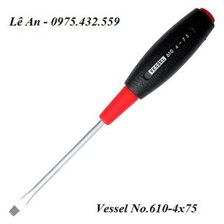 Tô vít dẹp 2 cạnh vessel no.6104×75