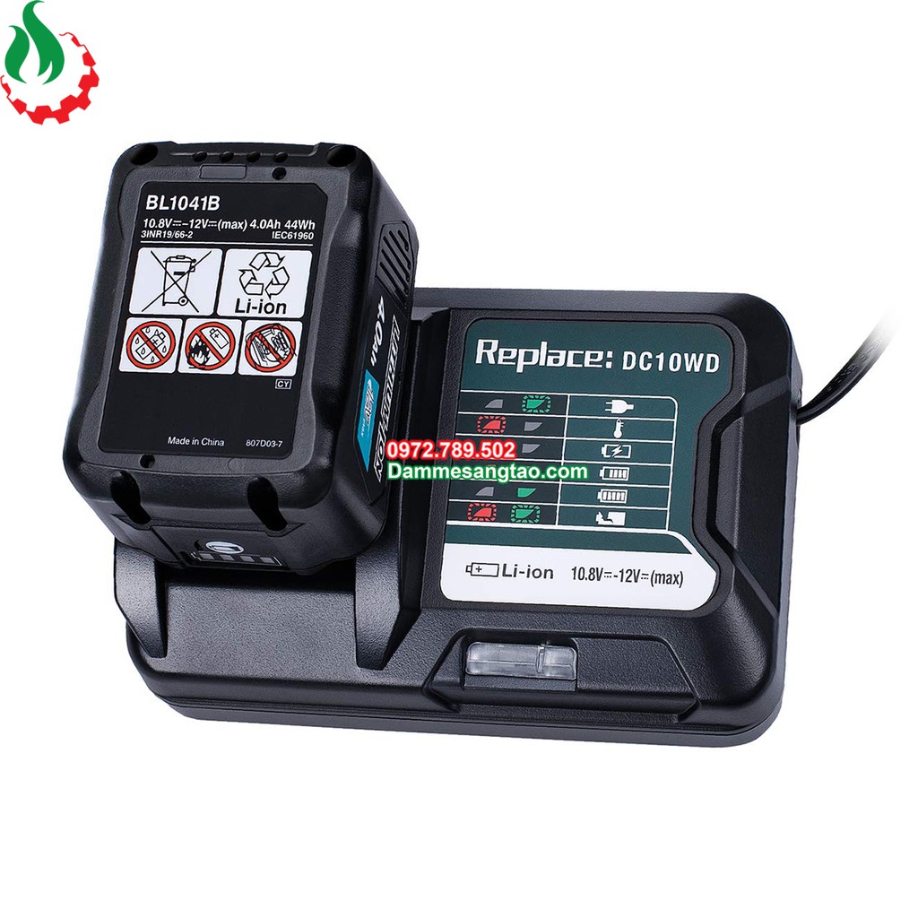 Sạc pin makita 12V max nhận mạch zin