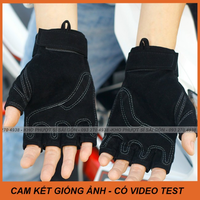 Giá buôn Găng tay xe máy nam cụt ngón SWAT 01 form Blackhaw, Oakley chiến thuật - Găng tay gym nam