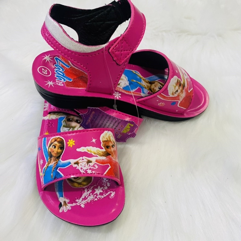 Giày sandal quai hậu hình búp bê babie siêu xịn cho các bé gái, dép quai hậu chỗng trơn trượt