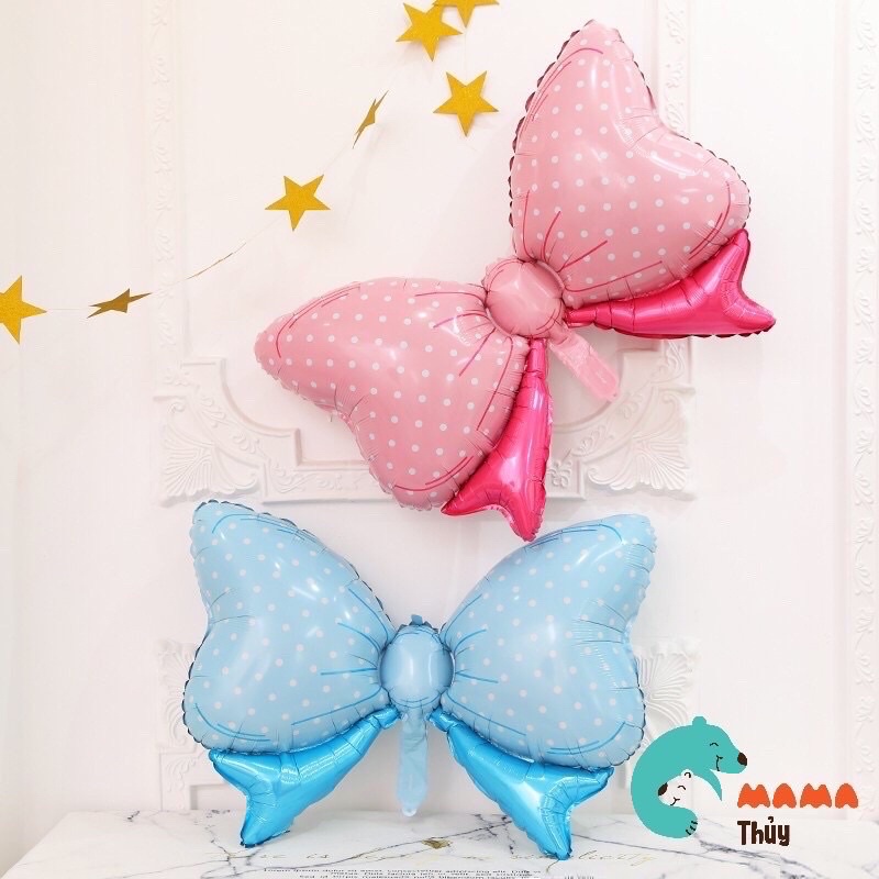 Bóng hình mặt mèo vương miện, bóng nơ dễ thương size đại 70cm trang trí sinh nhật sự kiện