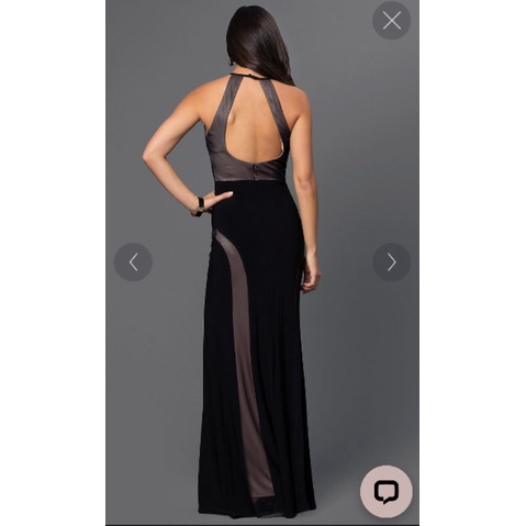 Đầm dạ hội tiệc phối ren lưới sexy VNXK đầm tiệc đuôi cá cổ yếm dáng ôm body xuất khẩu dư xịn