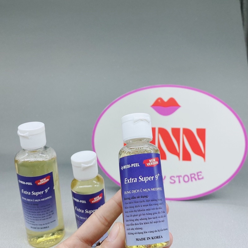 Dung dịch ủ mụn MEDIPEEL Extra Super 9+ xử lý mụn cám, mụn đầu đen se lỗ chân lông | BigBuy360 - bigbuy360.vn