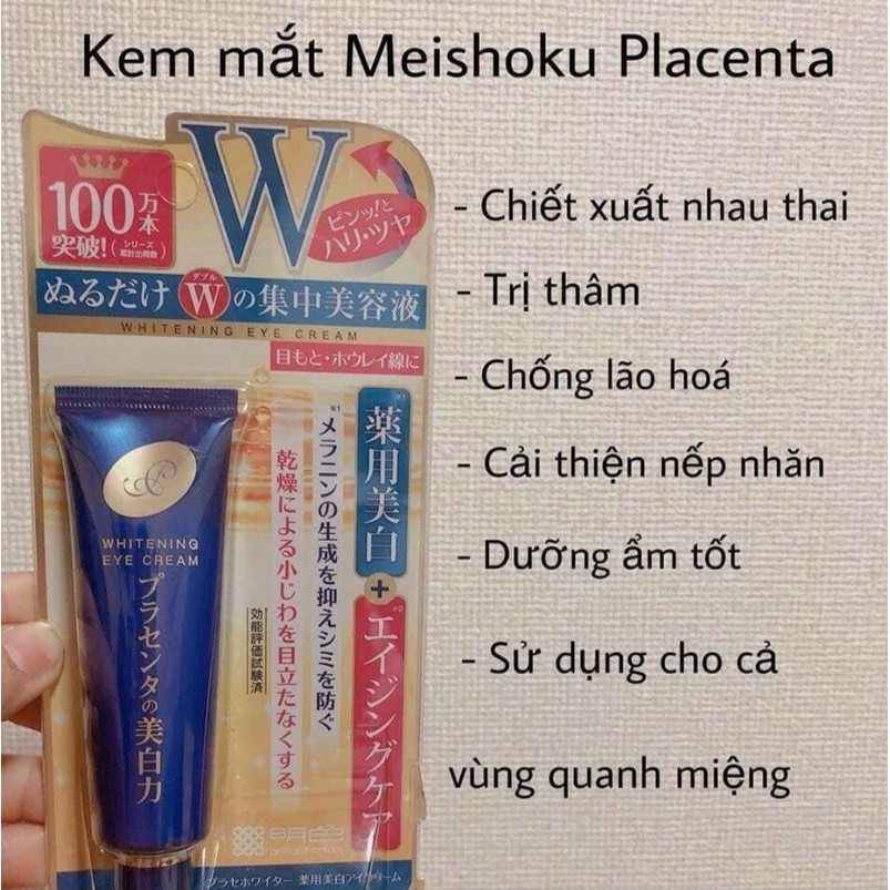 Kem Dưỡng Mắt Meishoku Whitening Eye Cream 30g