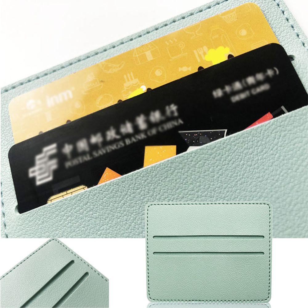UUMIR Túi Da pu Đựng Thẻ id / Tiền Xu Kiểu Doanh Nhân Sang Trọng Ví