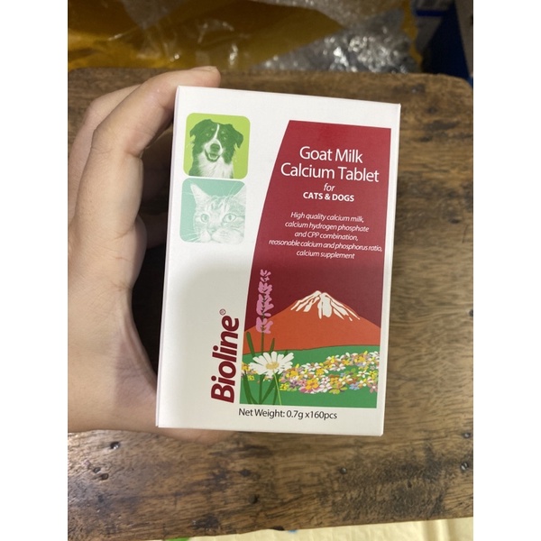 CANXI SỮA DÊ DÀNH CHO CHÓ MÈO BIOLINE