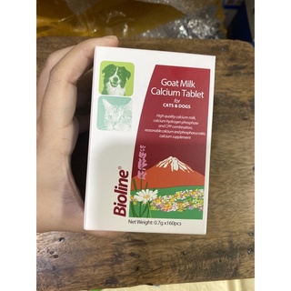 Canxi sữa dê dành cho chó mèo bioline