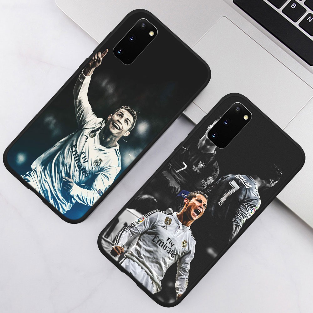 Ốp điện thoại hình Cristiano Ronaldo CR7 52SA cho Samsung Galaxy A30S A20S A20E A10S A30 A20 A10 A9 A8 A7 Plus