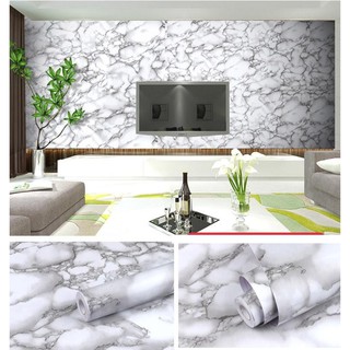 Giấy Dán Tường VÂN ĐÁ, Khổ Rộng 45cm Có Sẵn Keo