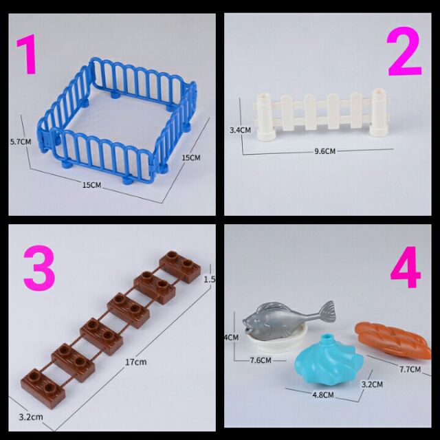 Lắp ráp hàng rào size duplo