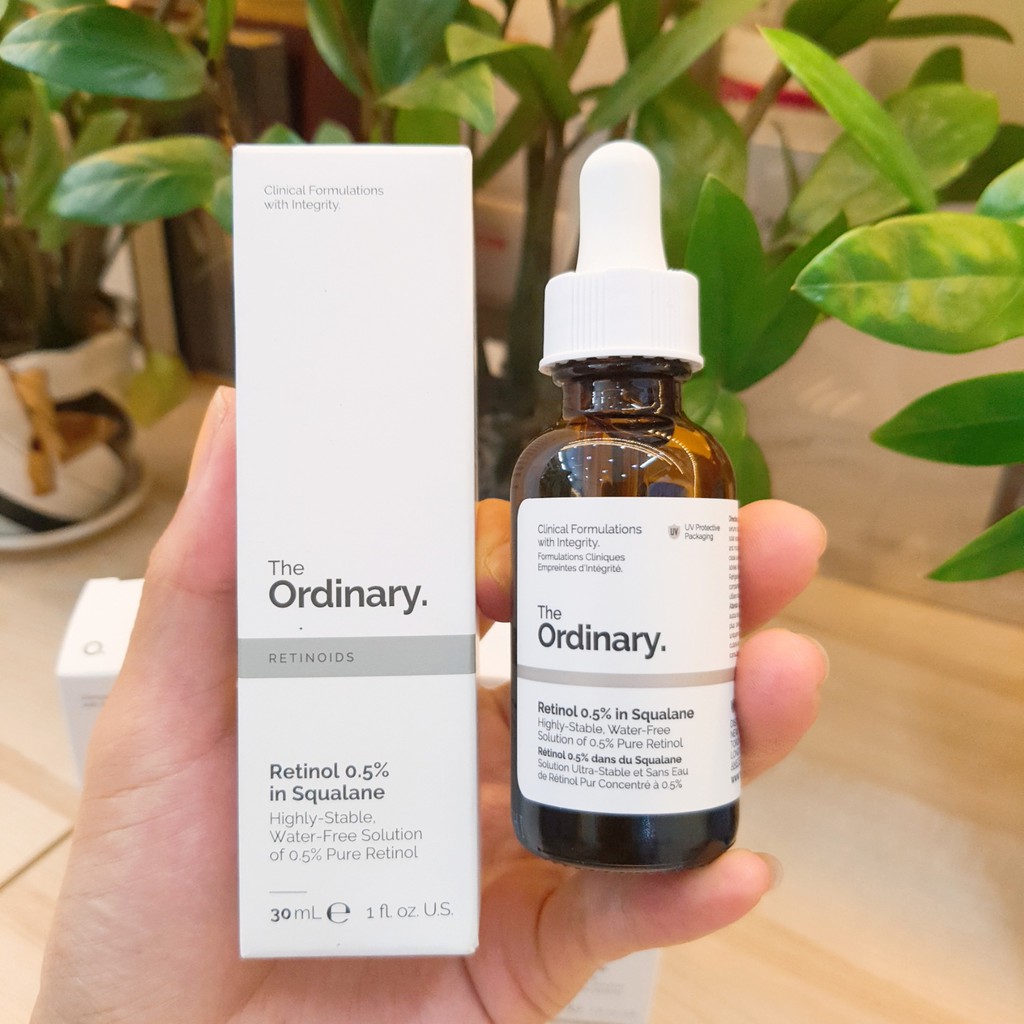 Tinh chất The Ordinary Retinol 0.5% In Squalane chống lão hóa, làm mờ, giảm thâm mụn 30ml