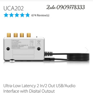 Soundcard âm thanh UCA202 Behringer