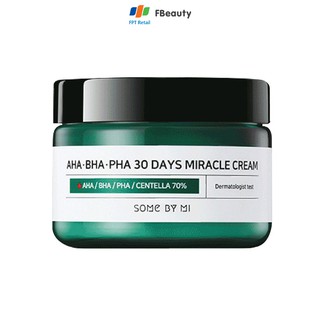 Kem Dưỡng hỗ trợ giảm mụn Some By Mi AHA-BHA-PHA 30 Days Miracle Cream 60ml