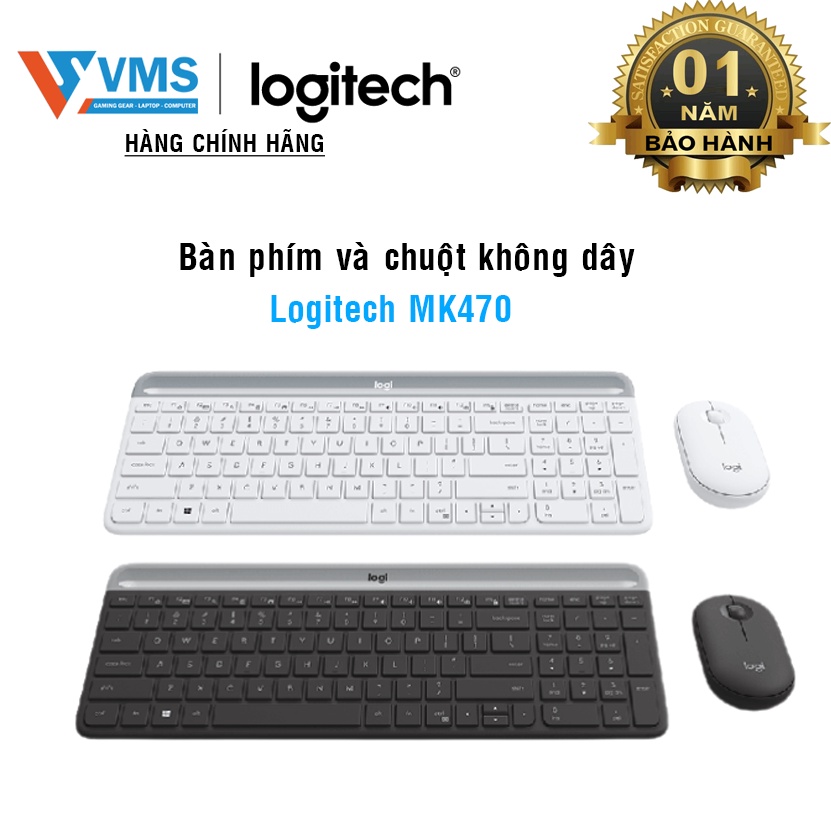 Bộ Bàn phím chuột không dây Logitech MK470