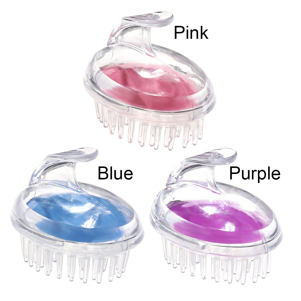 Lược Silicone Mát Xa Da Đầu Gội Đầu Tóc Thời Trang Tiện Dụng