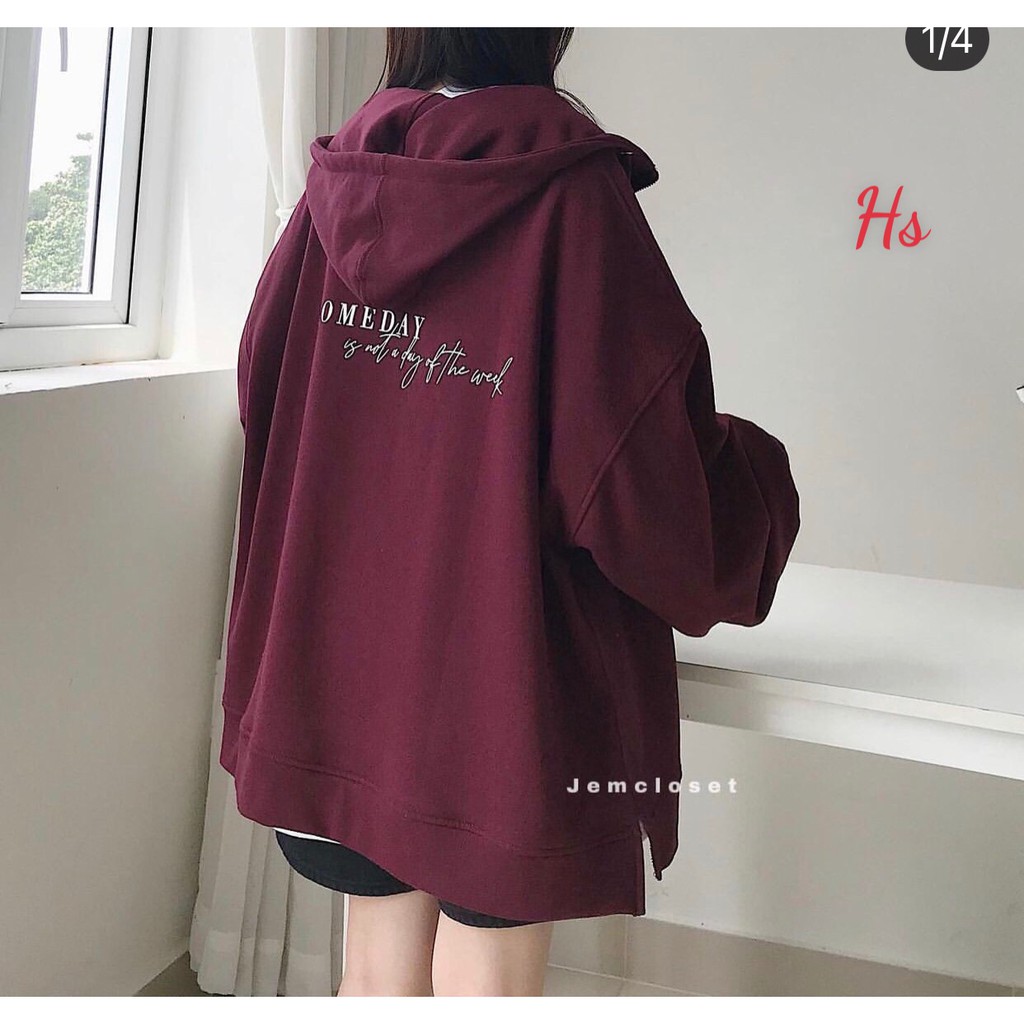 Áo khoác someday Chất liệu nỉ cotton dày dặn SHOP Q&V SP000467 | BigBuy360 - bigbuy360.vn