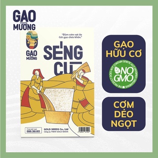 Gạo Séng Cù Hộp 1KG, gạo đặc sản Điện Biên, đóng túi chân không 1KG