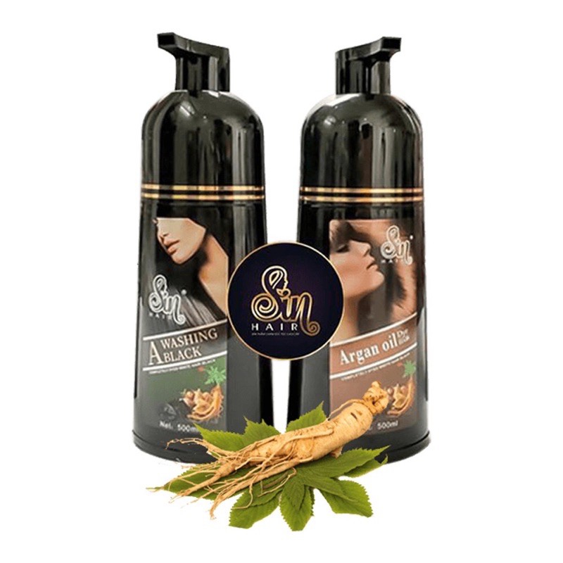 dầu gội phủ bạc dye hair dầu gội là đen