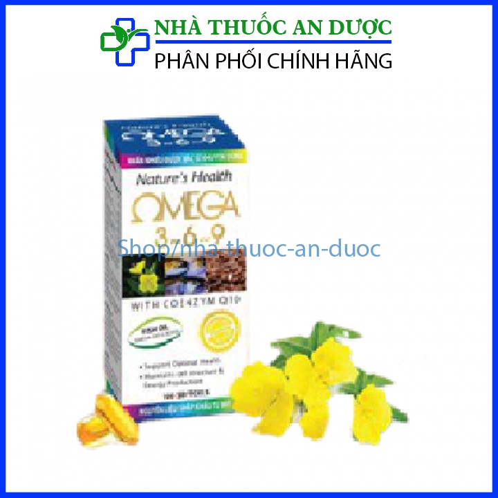 Dầu cá Omega 369 tăng cường thị lực , sáng mắt bổ não bổ tim hộp 100 viên