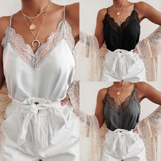 Áo Tank Top Nữ Không Tay Thiết Kế Cổ Chữ V Nữ Tính