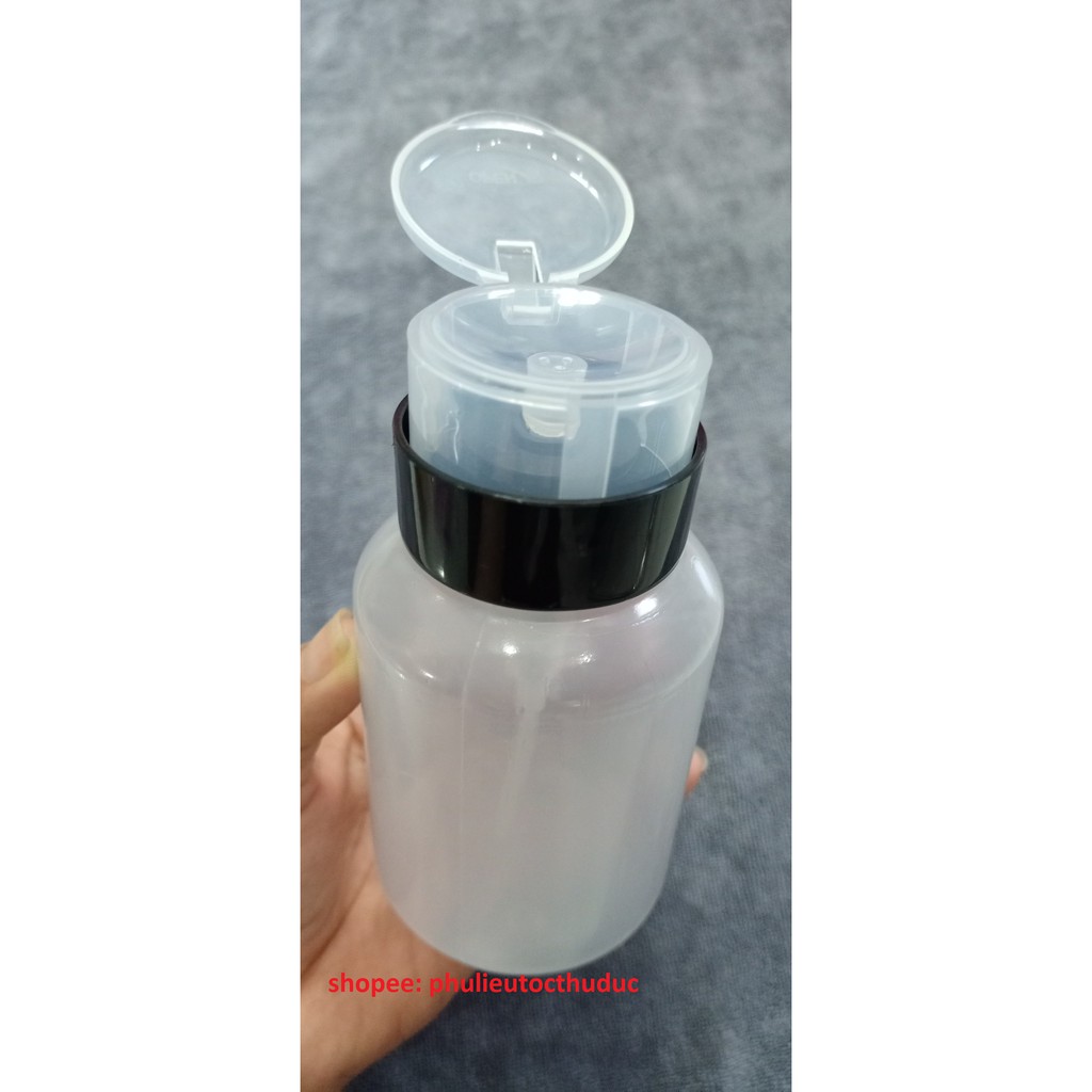Bình nhấn acetone dùng cho salon chuyên nail - phụ liệu tóc Thủ Đức