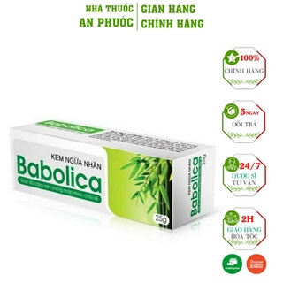 Kem Ngừa Nhăn BABOLICA⚡Cam Kết Chính Hãng ⚡tuýp 25g