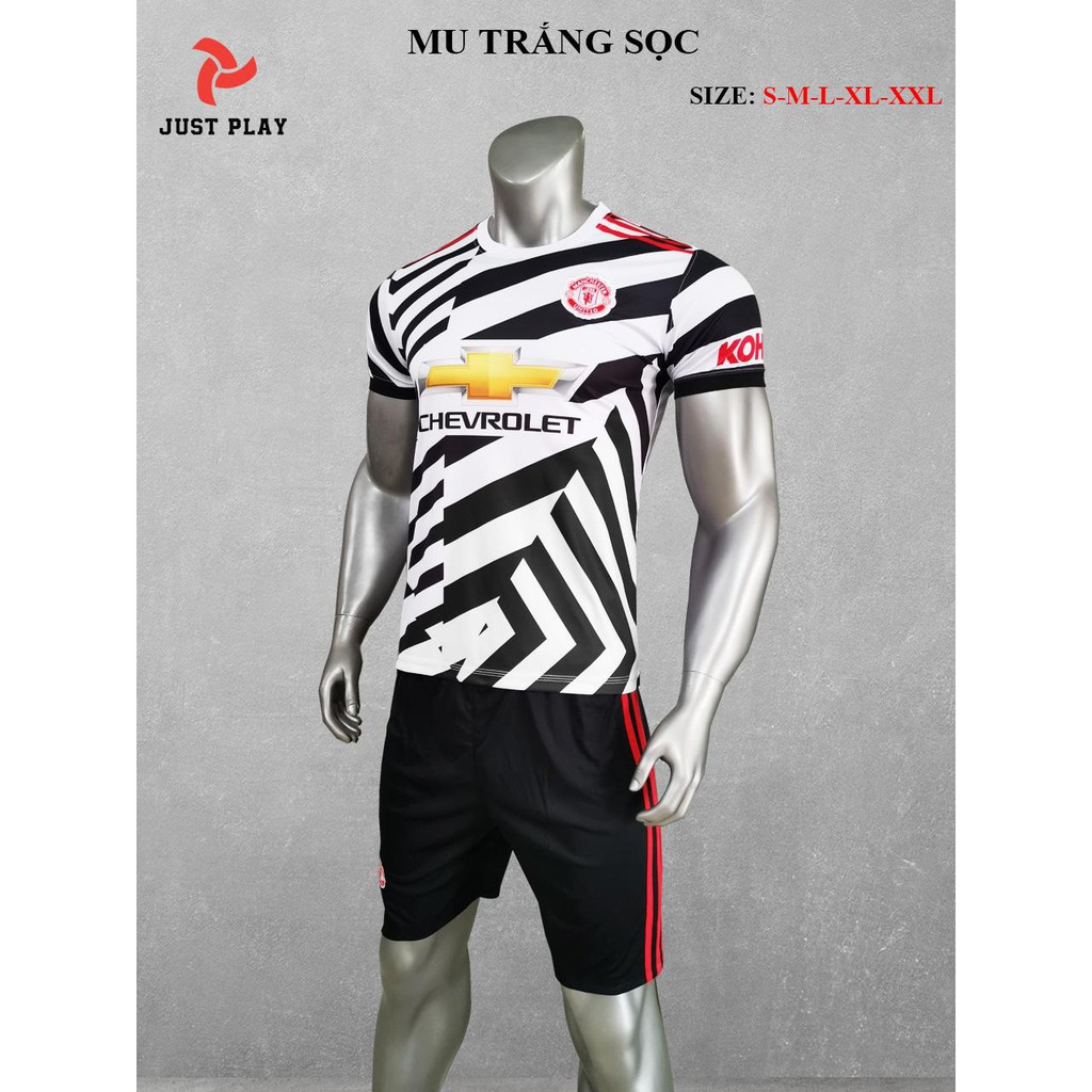 Đồ đá banh CLB Manchester United Mới Vải thun lạnh cao cấp