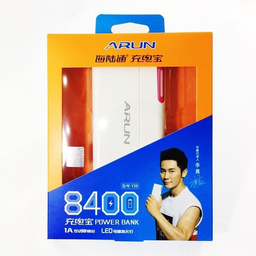 Cục sạc dự phòng giá rẻ ARUN 8400mah (CÒN HÀNG - TRỢ SHIP 5K)