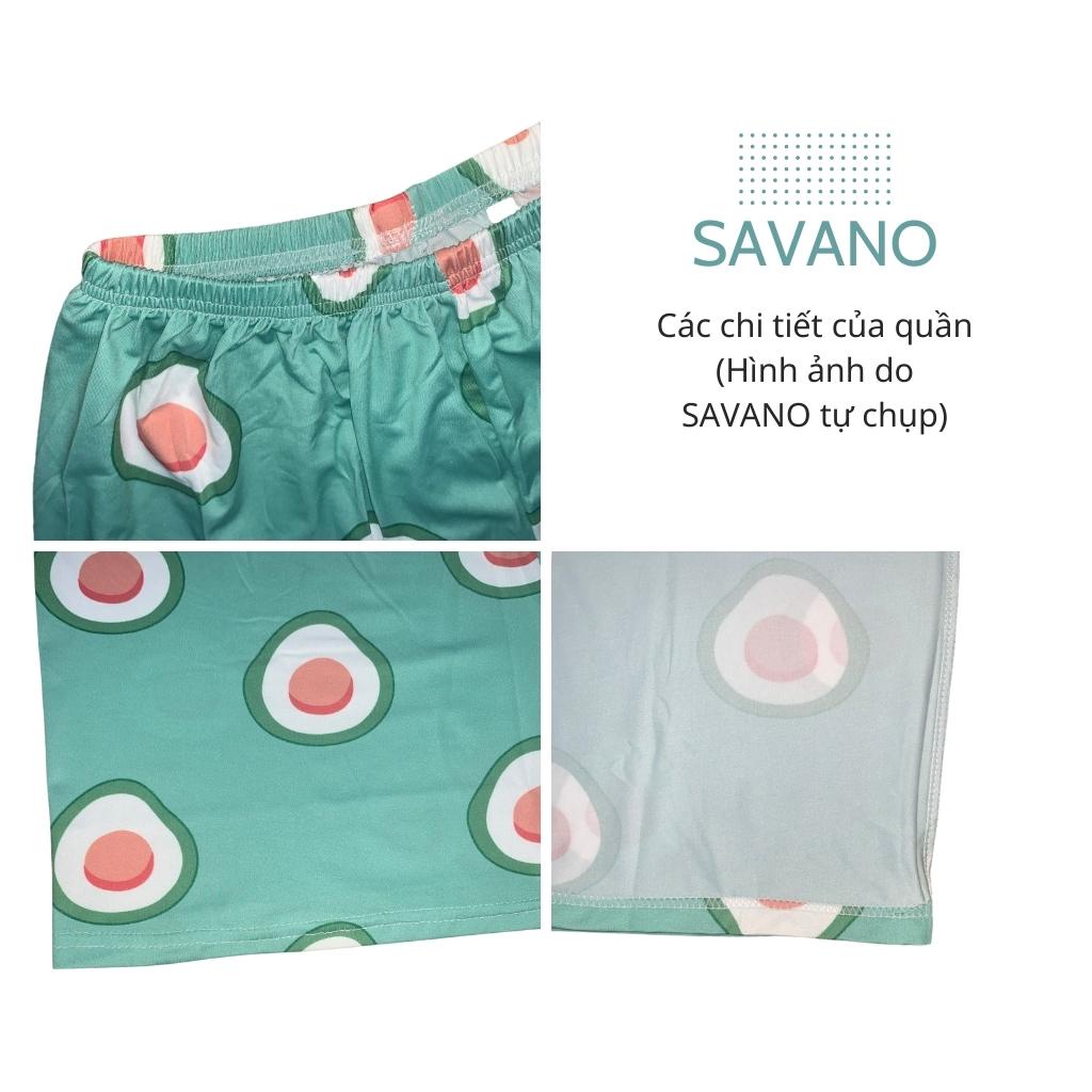 Bộ mặc nhà nữ mùa hè cotton cao cấp SAVANO mã VA36 | BigBuy360 - bigbuy360.vn
