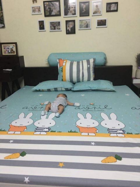 Combo Ga chống thấm cotton Goodmama theo kích thước yêu cầu