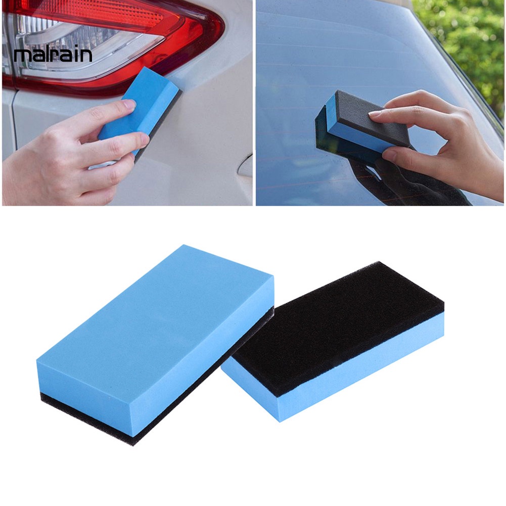 Set 2 miếng bọt biển dùng để lau chùi vệ sinh mắt kính xe hơi
