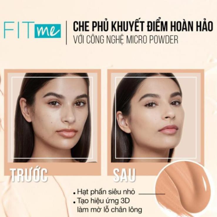 Kem Nền Maybelline Mịn Nhẹ Kiềm Dầu Chống Nắng Matte Poreless Foundation SPF 22 30ml