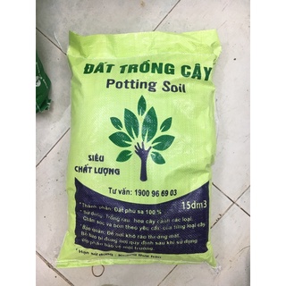 Đất phù sa dinh dưỡng (10kg) - Đã trộn trùn quế + Hữu cơ - Rau, hoa, cây cảnh