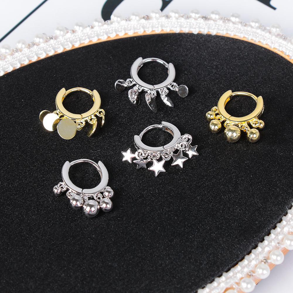 Khuyên Tai Hình Tròn Đơn Giản|Khuyên Tai Thiết Kế Độc Đáo Thời Trang