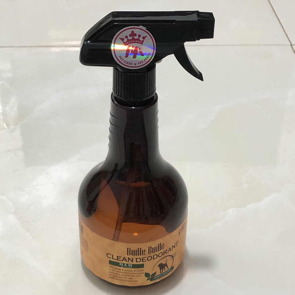 Xịt khử mùi dưỡng lông thú cưng Budle'Budle 530ml - xuất xứ Hàn Quốc