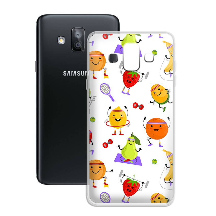 [FREESHIP ĐƠN 50K] Ốp lưng Samsung Galaxy J7 Duo in họa tiết trái cây dễ thương - 01056 Silicone Dẻo