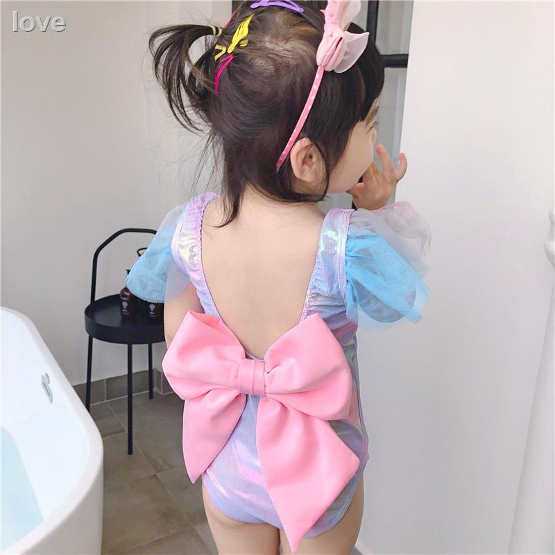 ☾✚Nơ áo tắm cho trẻ em dễ thương của nàng tiên cá