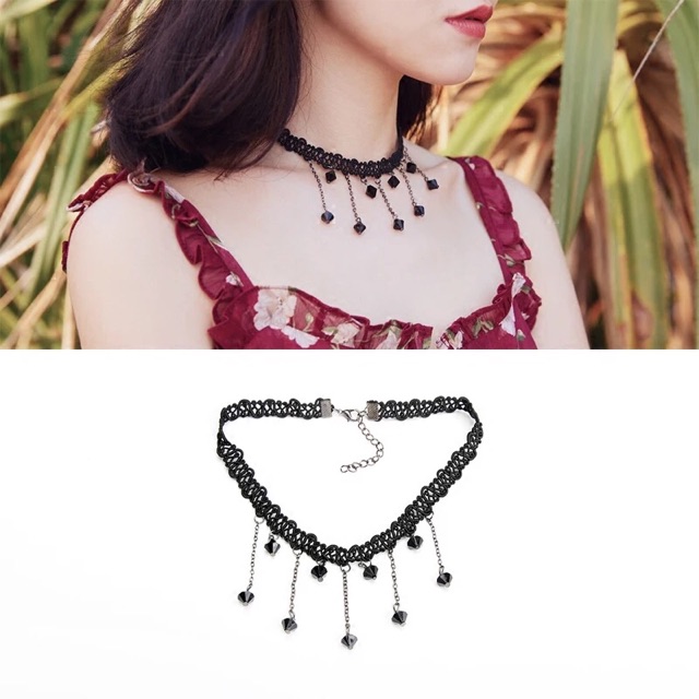 Choker xinh phong cách hàn quốc - Vòng cổ phong cách cổ điển