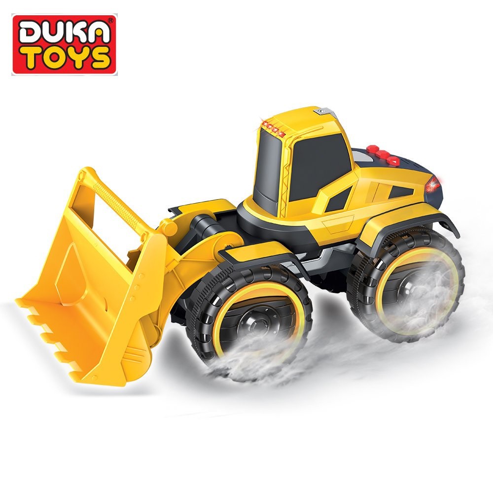 Đồ Chơi Xe xúc lật ,kỹ thuật công trình có nhạc, đèn - Duka (Mã. 806036)