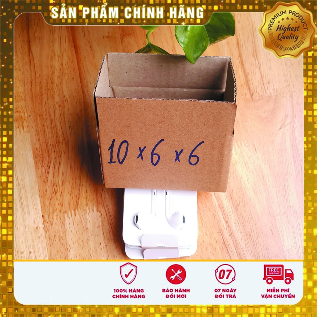 100 hộp carton nhỏ Siêu cứng, hộp giấy nhỏ : 10x6x6 cm