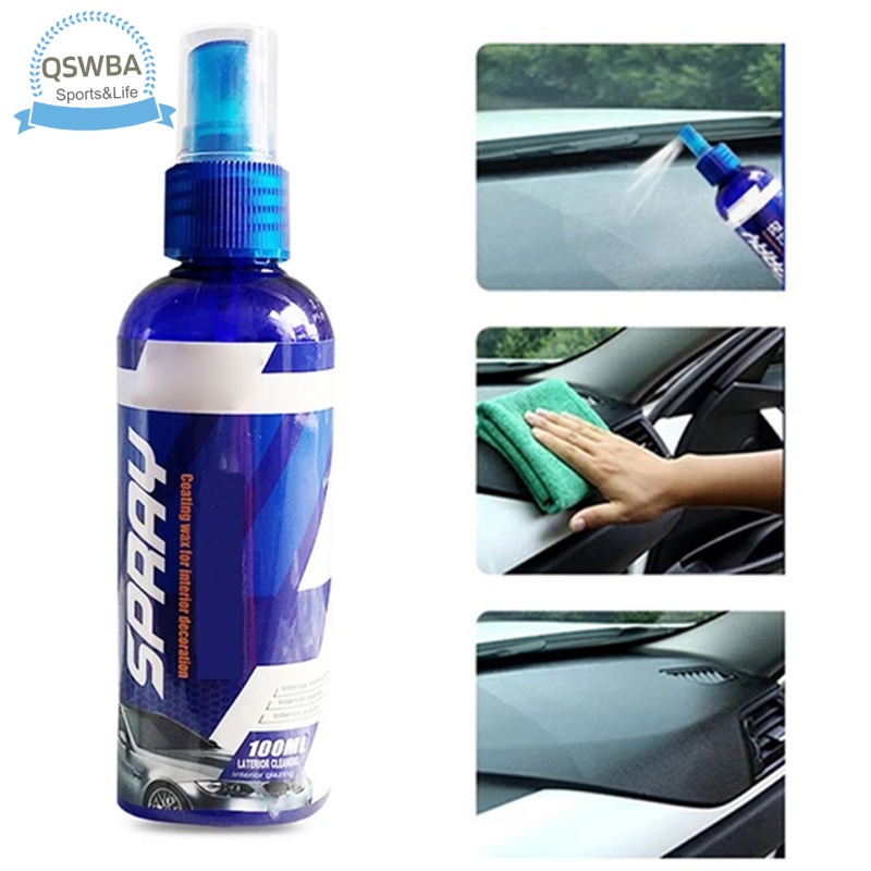 Qswba Bình xịt đánh bóng nano chống trầy chống sương mù không bóng bảo vệ bề mặt sáng bóng lâu trôi