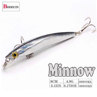  Mồi câu giả cá mắt 3D sống động kích thước 8cm