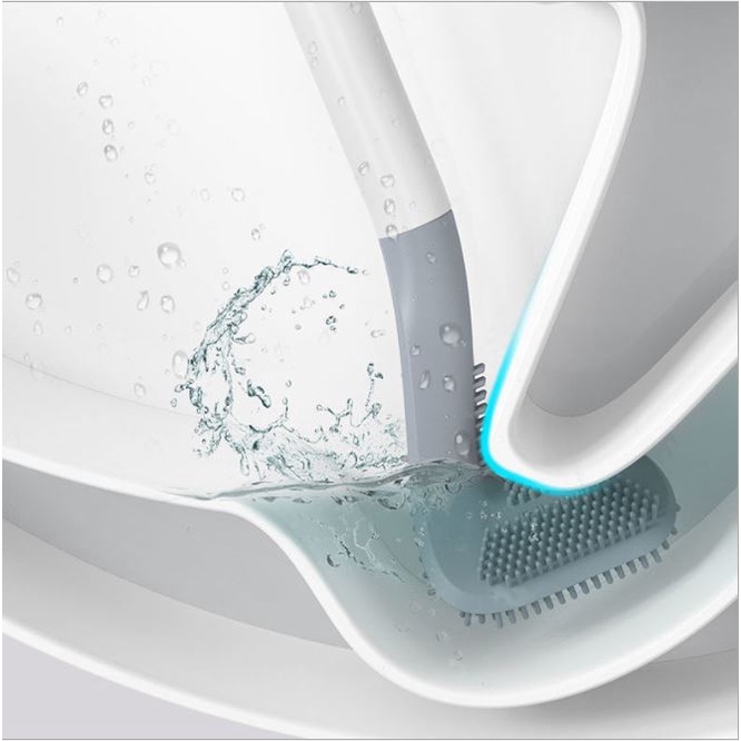 Chổi Cọ Toilet Thông Minh Silicone, Chổi Cọ Nhà Vệ Sinh Bằng Silicon Tiện Dụng Mẫu Mới Nhất