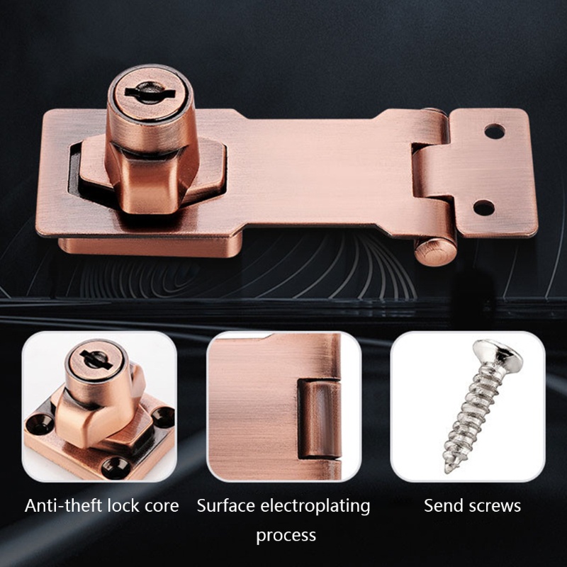 Bộ Ổ Khóa An Toàn Dạng Vặn Kèm Chìa Khóa