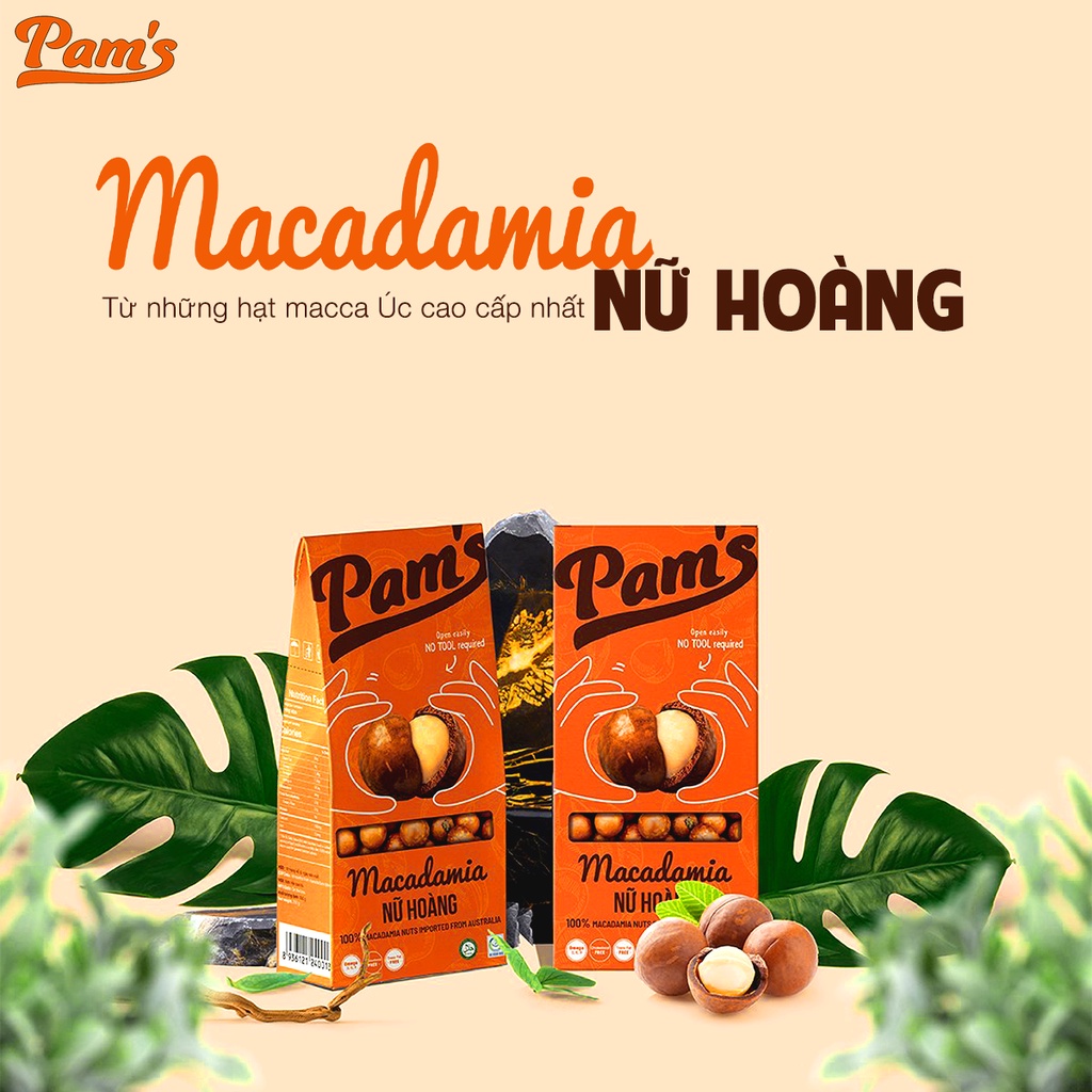 Macca Cao Cấp Size Jumbo Pams Hạt macca Úc không cần khui hạt