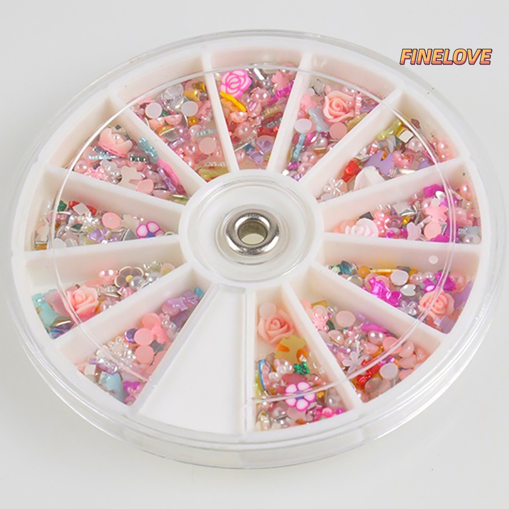 Hộp 1200 Chi Tiết Trang Trí Móng Tay Nghệ Thuật Cao Cấp