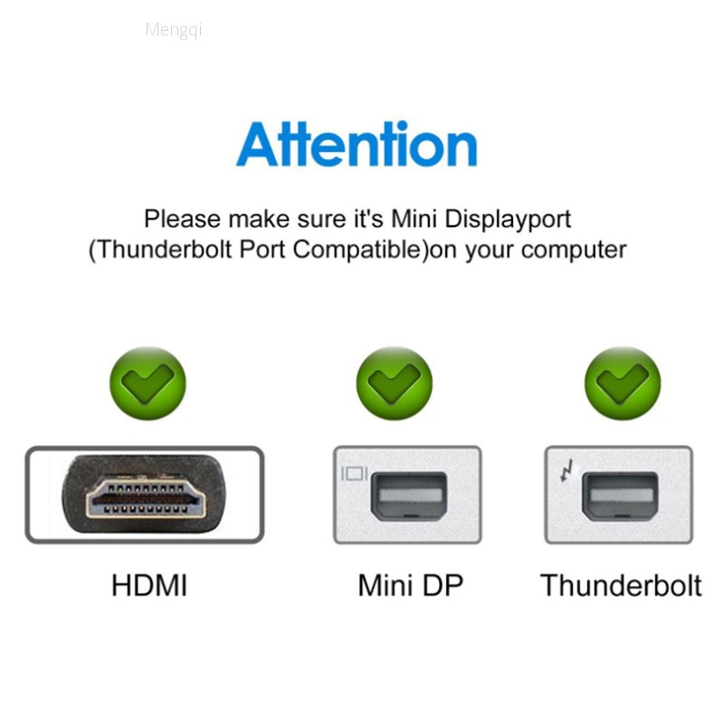 Cáp chuyển Thunderbolt Mini Display Port sang HDMI cho Apple Macbook Air